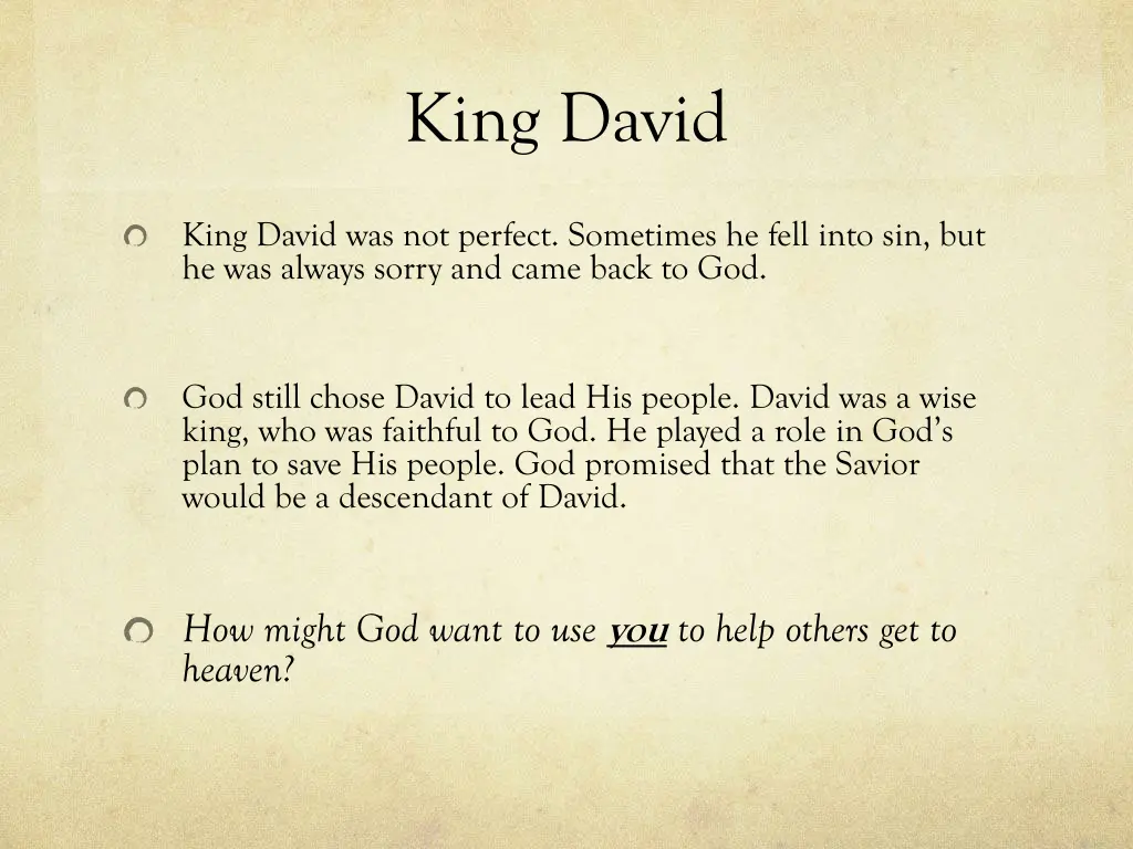 king david