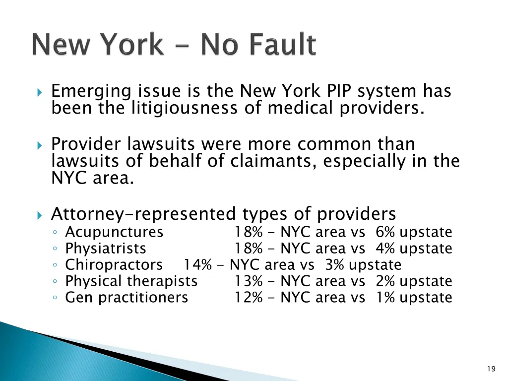 emerging issue is the new york pip system