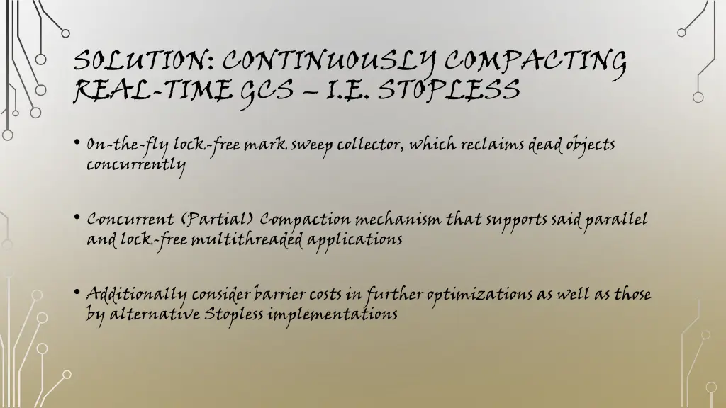 solution continuously compacting real time