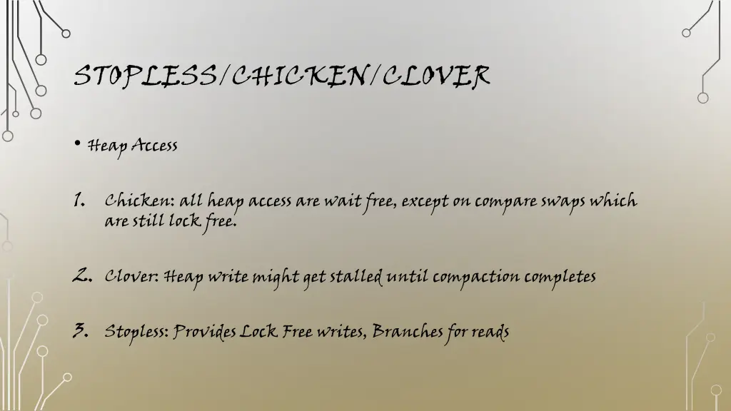 stopless chicken clover