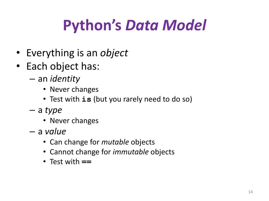 python s data model