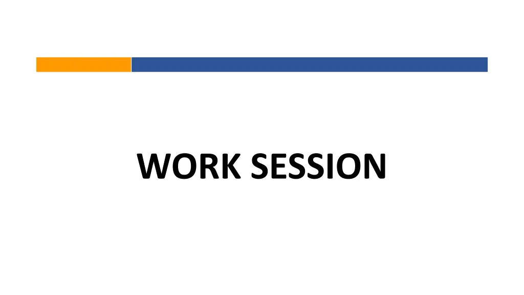 work session