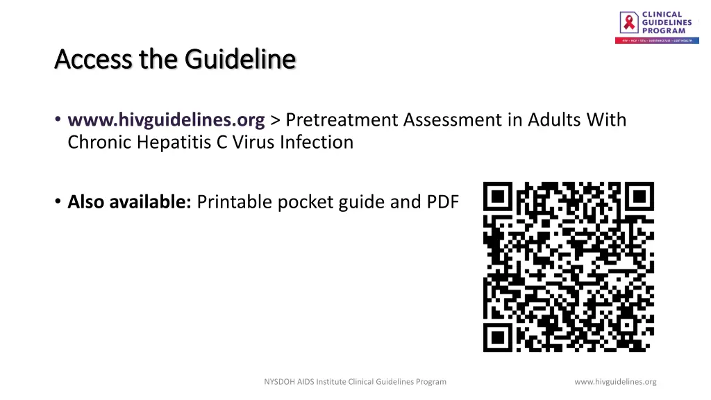 access the guideline access the guideline