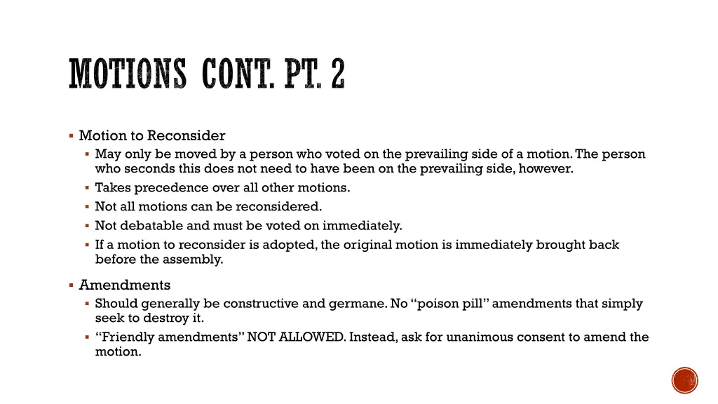 motions cont pt 2