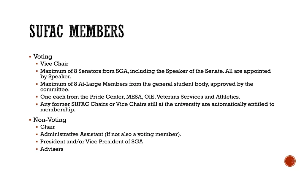 sufac members
