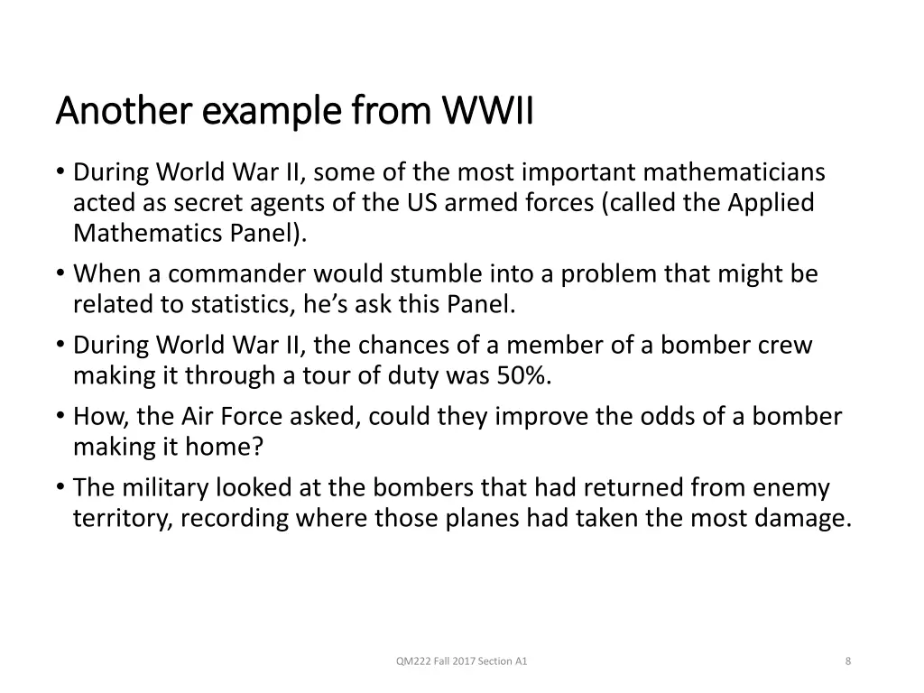 another example from wwii another example from