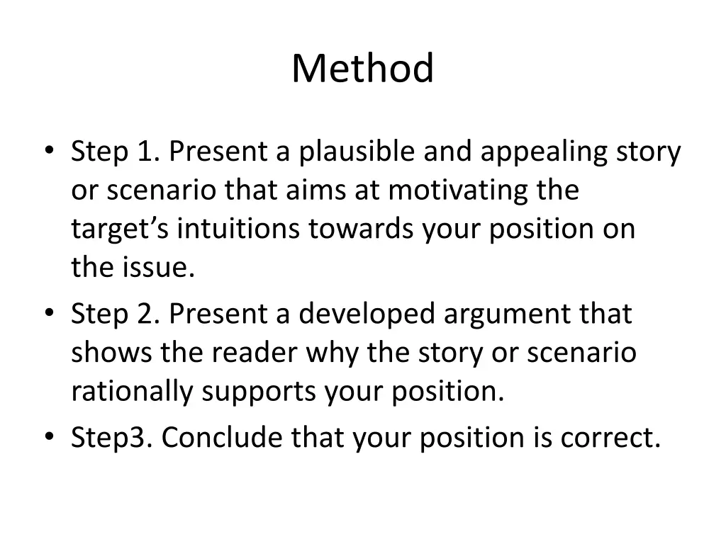 method