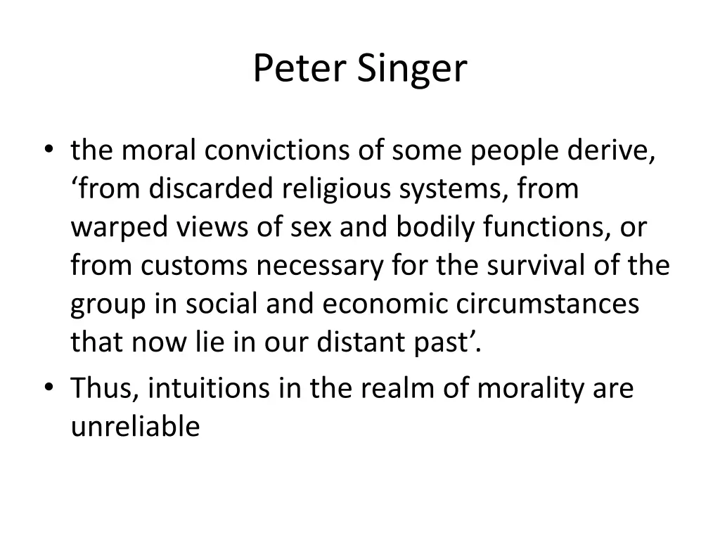 peter singer