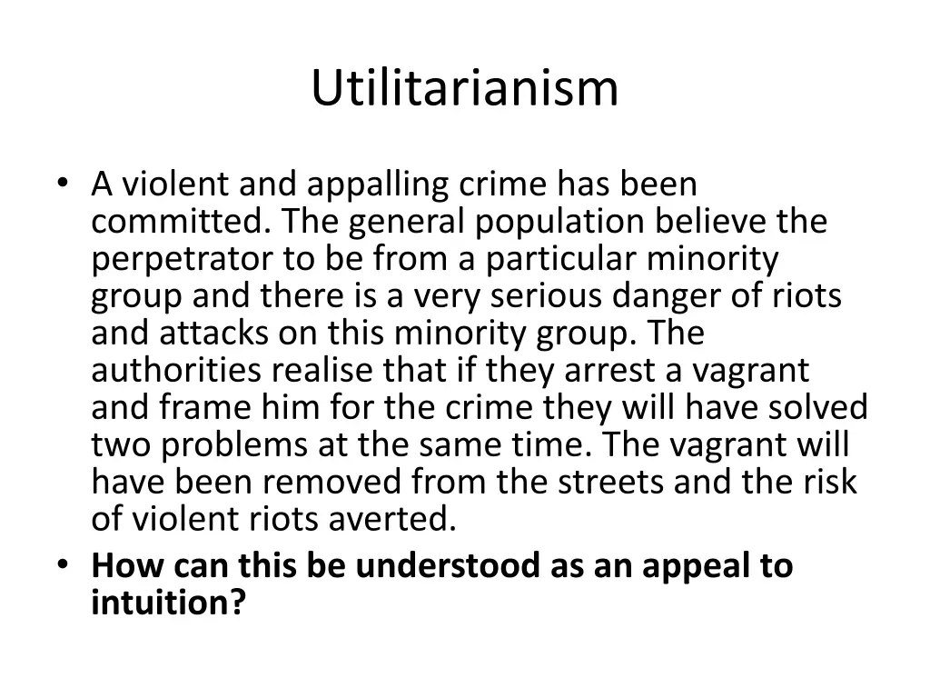 utilitarianism