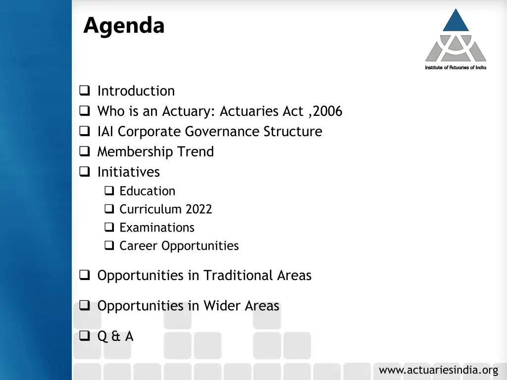 agenda