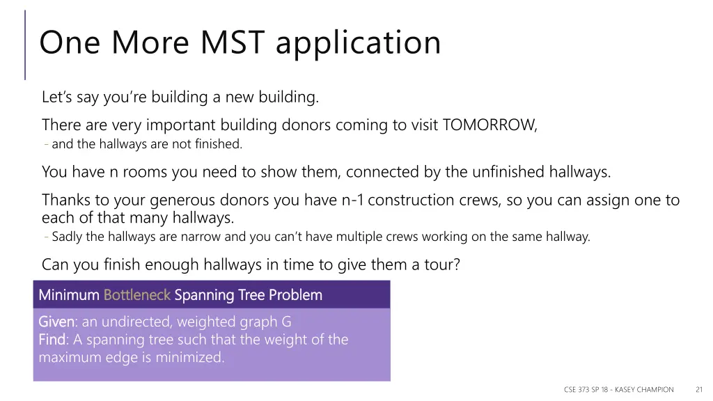 one more mst application