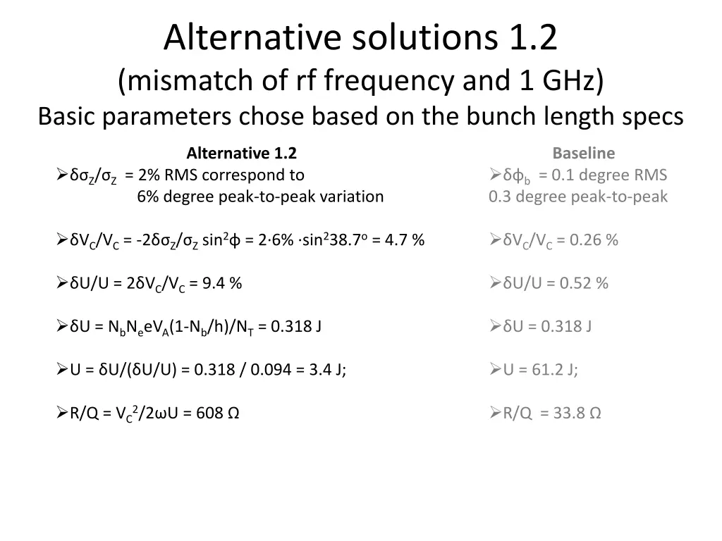 alternative solutions 1 2 mismatch 1