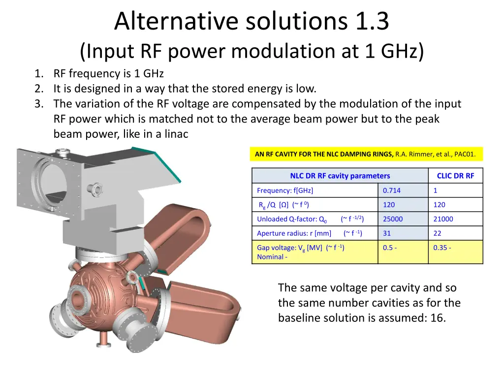 alternative solutions 1 3 input rf power