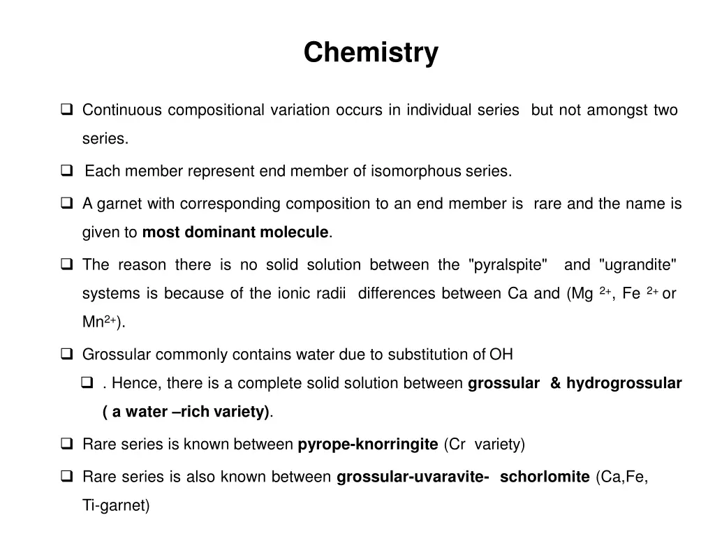 chemistry
