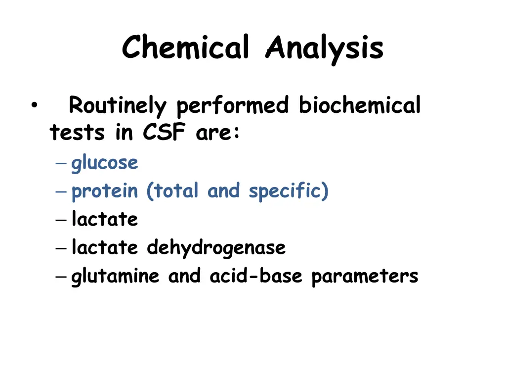 chemical analysis