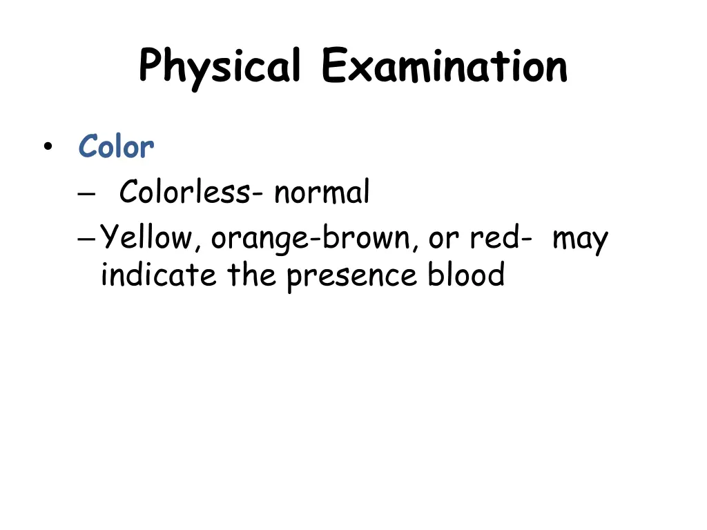 physical examination 1