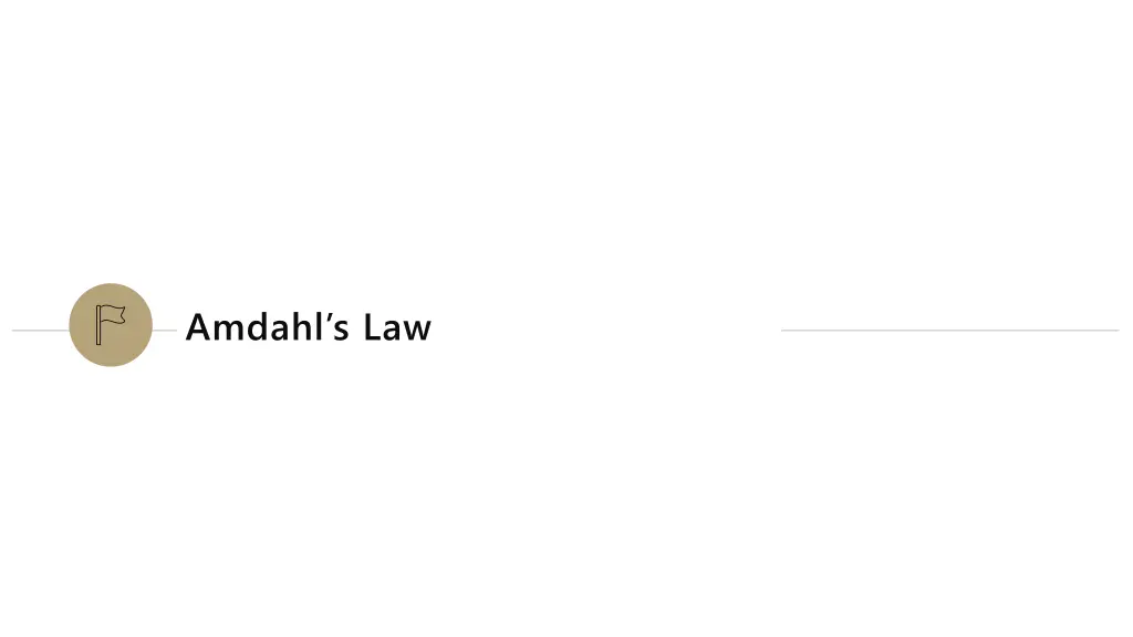 amdahl s law
