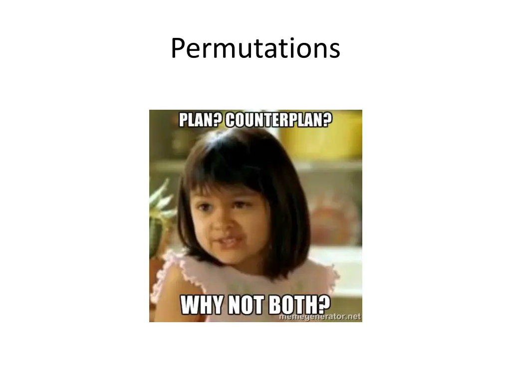 permutations