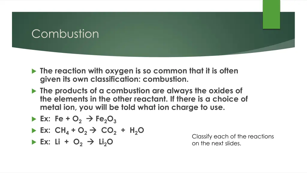 combustion