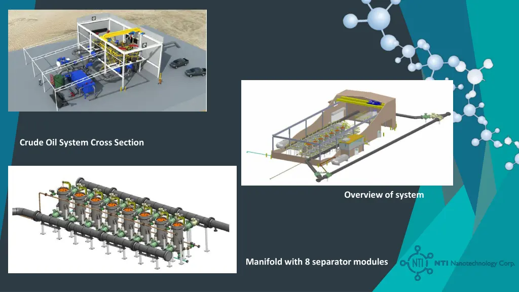 crude oil system cross section