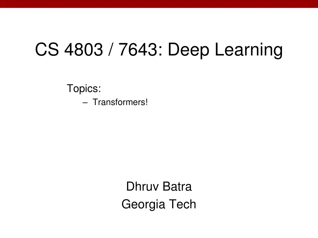 cs 4803 7643 deep learning