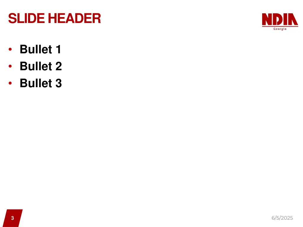 slide header