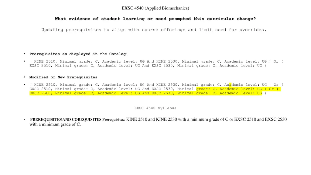 exsc 4540 applied biomechanics