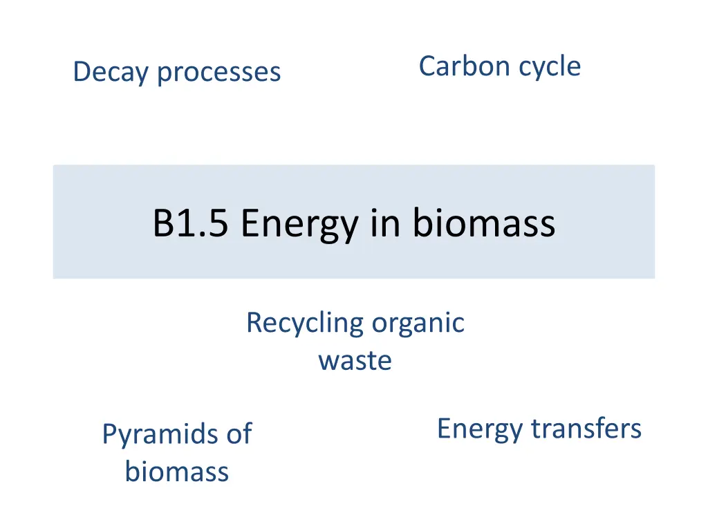 carbon cycle