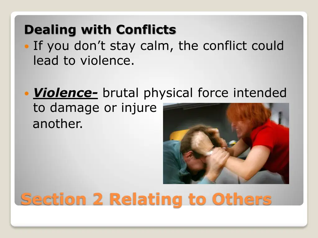 dealing with conflicts if you don t stay calm