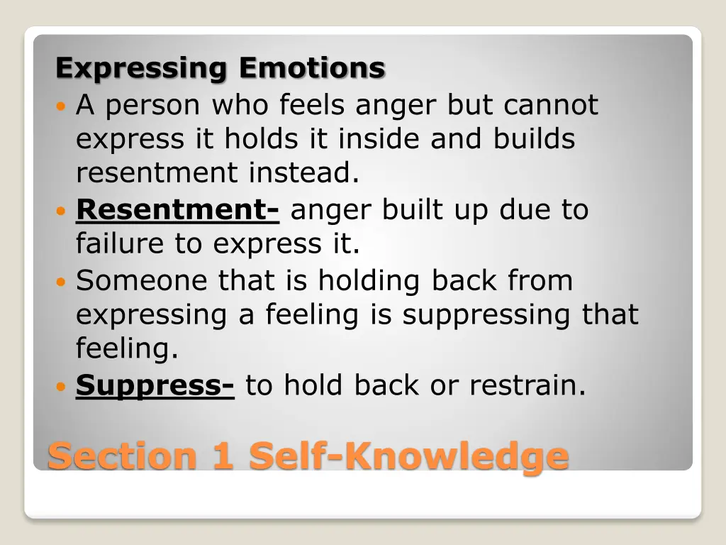 expressing emotions a person who feels anger