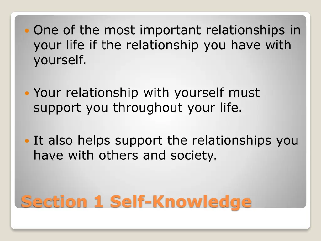 one of the most important relationships in your