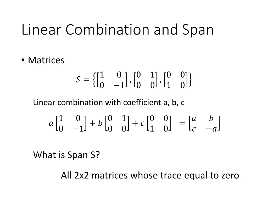 linear combination and span 1