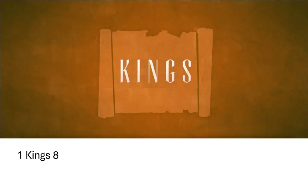 1 kings 8