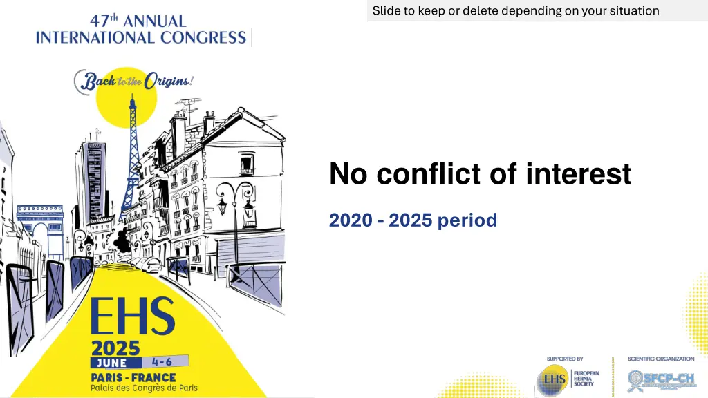 slide to keep or delete depending on your