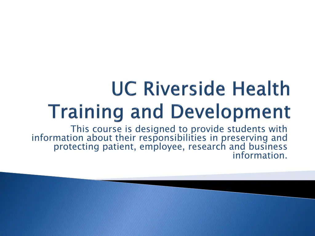 this course is designed to provide students with