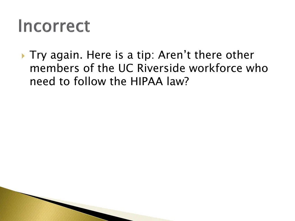 try again here is a tip aren t there other