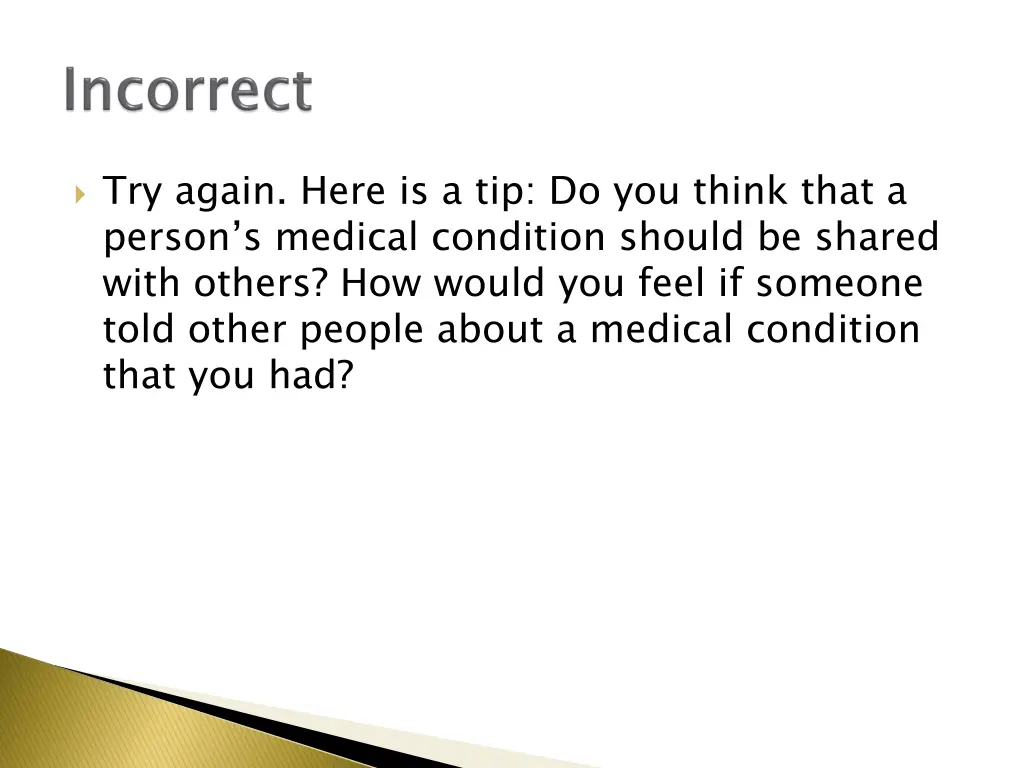 try again here is a tip do you think that