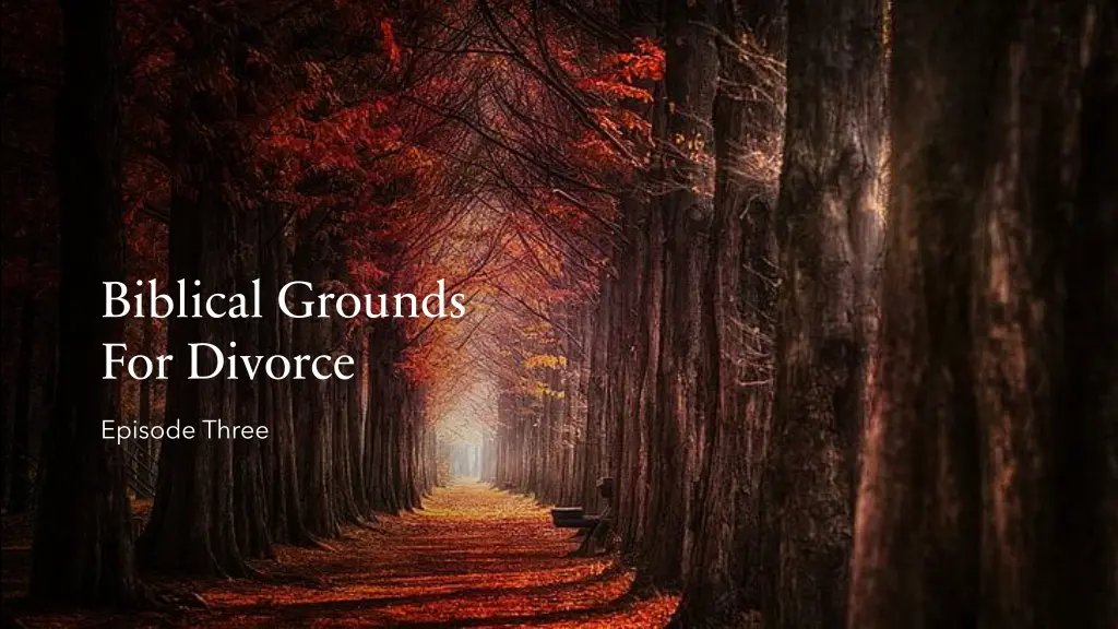 biblical grounds for divorce