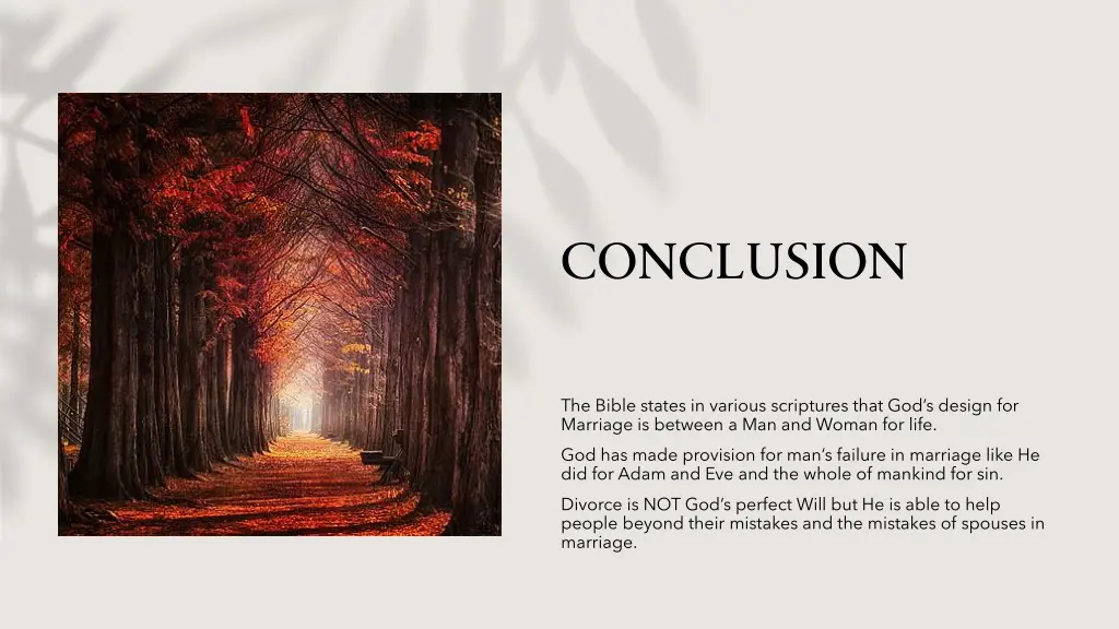conclusion