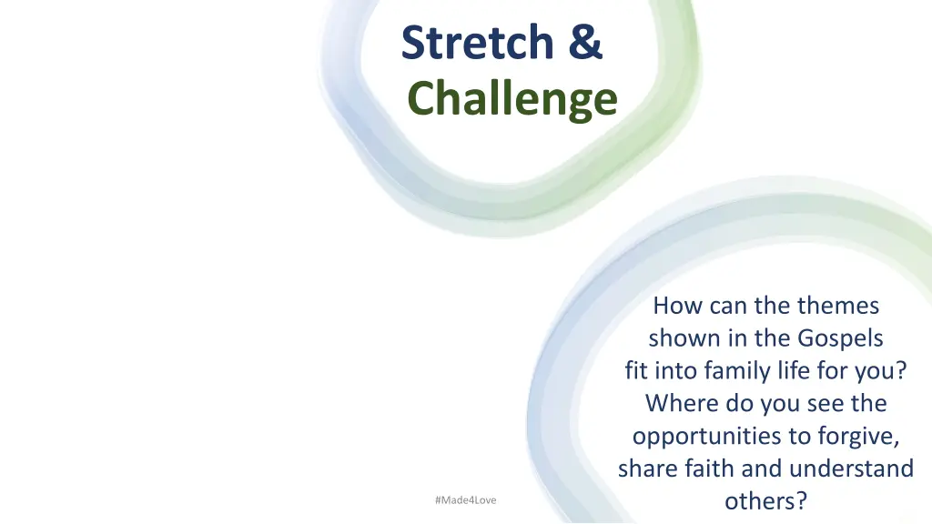 stretch challenge
