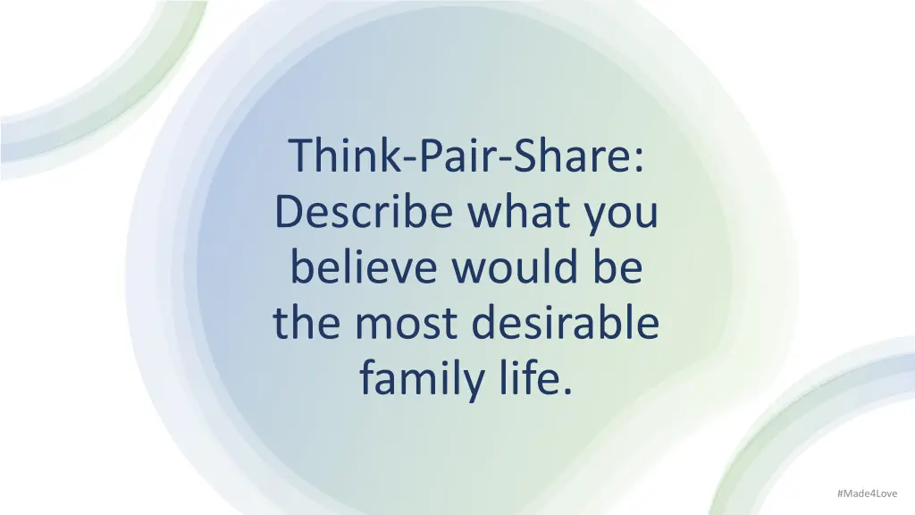 think pair share describe what you believe would