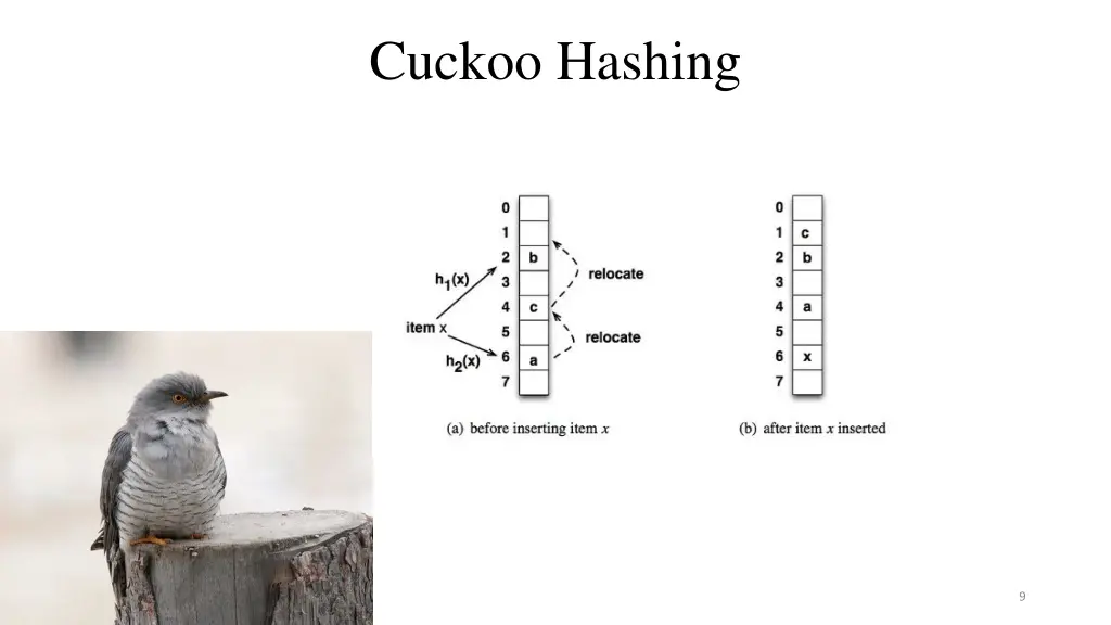 cuckoo hashing