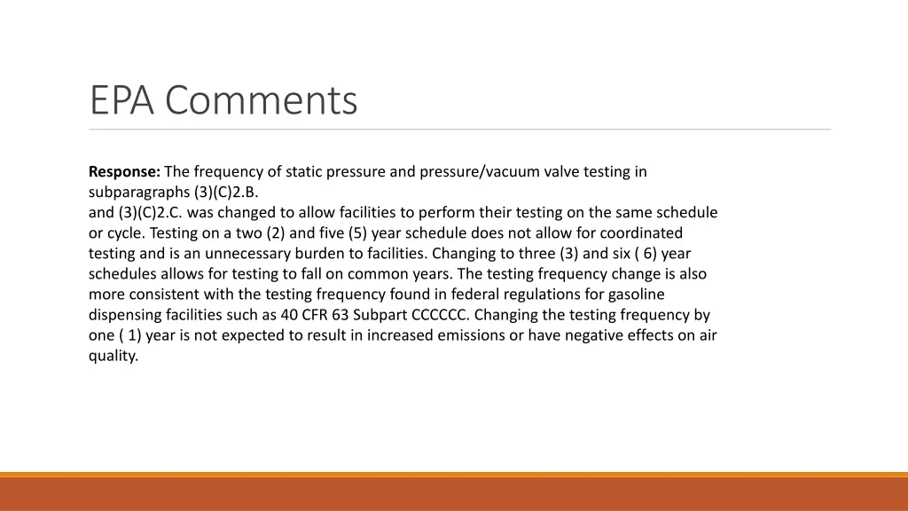 epa comments 2