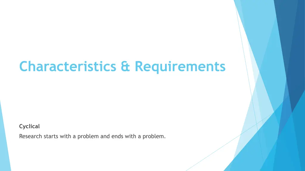 characteristics requirements 2
