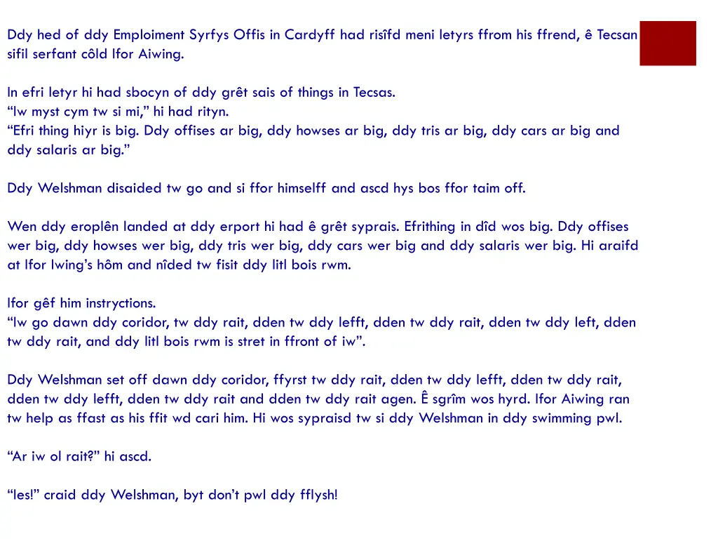 ddy hed of ddy emploiment syrfys offis in cardyff