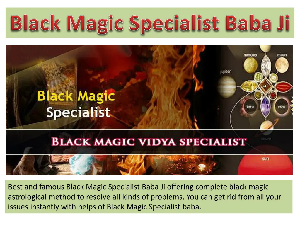 best and famous black magic specialist baba