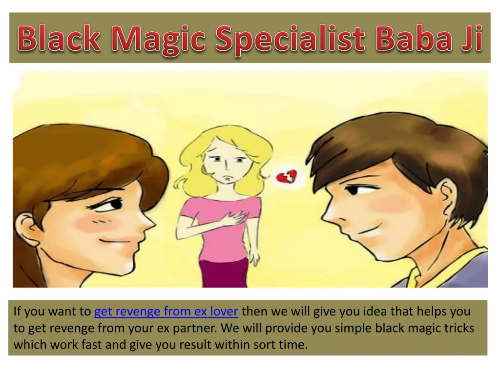 if you want to get revenge from ex lover then