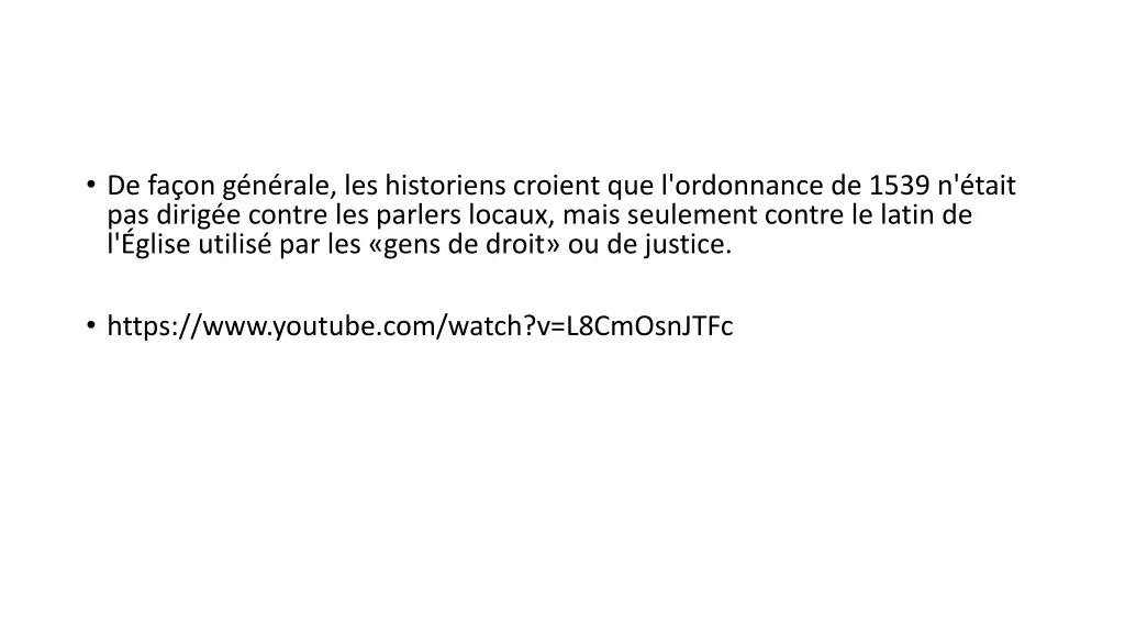 de fa on g n rale les historiens croient