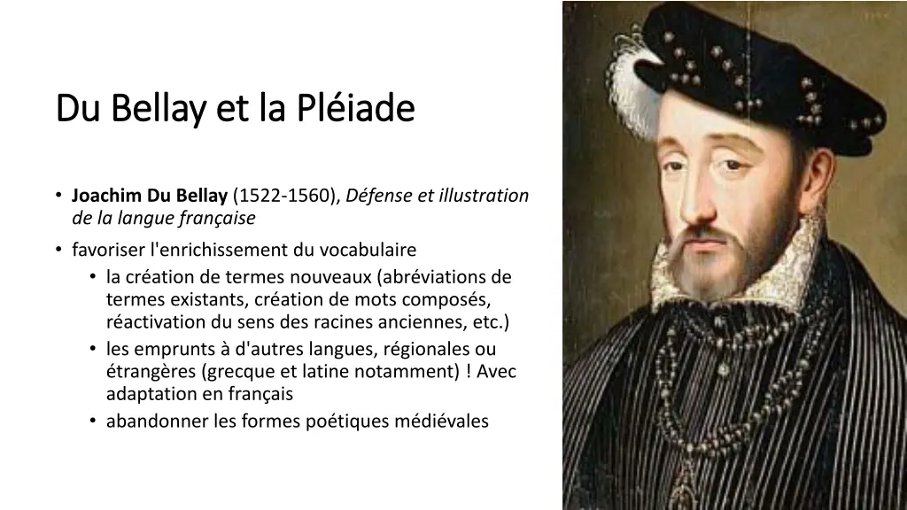 du du bellay bellay et la