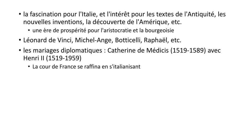la fascination pour l italie et l int r t pour